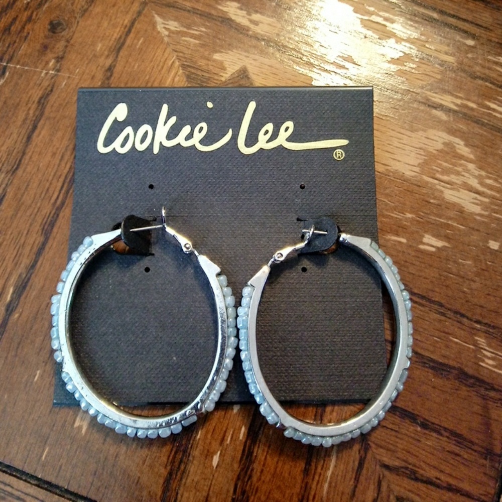 Glass bead earrings